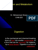 Digestion and Metabolism (6 Oct)