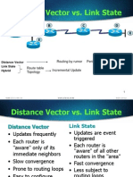 Distance Vector vs. Link State: A B C D X E