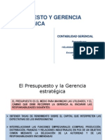 Presupuesto y Gerencia Estratégica