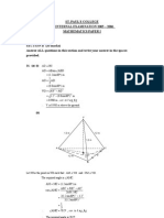 (UKS) Maths 2006 (Mock) Paper1 (Section B) (S)