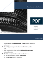 Blade Materials in Gas Turbines