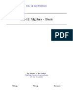 CK 12 Algebra Basic