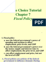 Fiscal Policy Tutorial