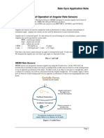 Theory of Operation of Rate Sensors