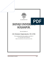 (B.E. Mechanical Engineering Sem - VII & VIII) : Revised Syllabus of