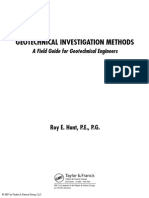 Geotechnical Investigation Methods: A Field Guide For Geotechnical Engineers
