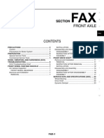 Front Axle: Section