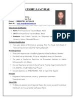 Curriculum Vitae: Anupinder Singh