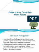 Elaboración y Control de Presupuestos (Presentacion)