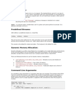 Error Reporting:: Stdin, Stdout, Stderr