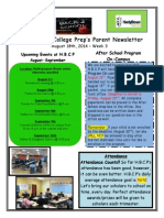 Newsletter - 8.18.2014