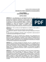 Reglamento de Protección Civil para El Municipio de Aguascalientes (05oct)