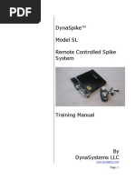 Training Manual DynaSpike Model SL