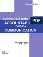 Accountability Through Communication