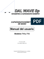 Respironics Tidal Wave 710-715 Manual Del Usuario