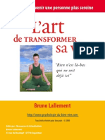 L'art de Transformer Sa Vie PDF