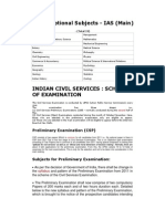 Syllabus For Ias Examination