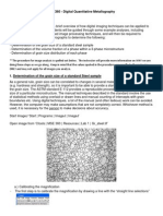 ImageJ Analysis Metallography Lab