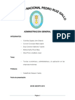 Teorias Economicas y Administrativas