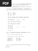 Determinar Los Valores de K para Que Sean