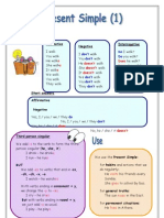 Present Simple Explanation and Exercises