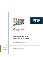 Calfem For Python