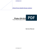 AC Fluke 437 II Power Quality Energy Analyzer Service Manual