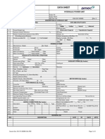 Data Sheet: Hydraulic Power Unit