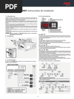 Instrucciones de Instalación. AKO-D14320-F0001