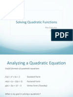 M 1 U 2 Quadratic Functions