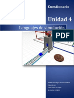 Cuestionario Unidad 4 Lenguajes de Simulación