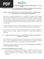 ORIENTACIONES para La Reflexión Pedagógica Del 25-29 JULIO