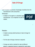 Sale of Drugs