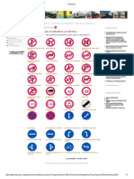 Road Signal (Mandatory) : All The Compulsory Signs Are Indicated in A Circular Form