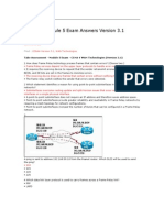 CCNA 4 - Module 5 Exam Answers Version 3.1