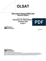 Olsat: Otis-Lennon School Ability Test Seventh Edition