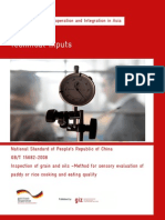 TI - GB15682-2008 Inspection of Grain and Oils - Method For Sensory Evaluation of Paddy or Rice Cooking and Eating Quality