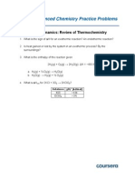 Practice Problems - 00 - Thermodynamics - Review of Thermochemistry