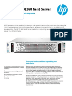 HP ProLiant DL560 Gen8 - Data Sheet