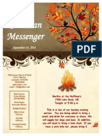 The Christian Messenger: September 14, 2014