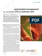 Current Recommended Management of Common Stis in Primary Care