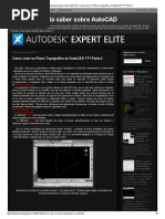 Lo Que Necesita Saber Sobre AutoCAD - Como Crear Un Plano Topográfico en AutoCAD - Parte II