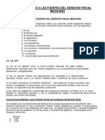 Capitulo 3 Las Fuentes Del Derecho Fiscal Mexicano