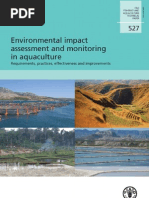 FAO - Environmental Impact Assessment and Monitoring in Aquaculture - TP 527