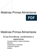 Matérias Primas Alimentares-Ervas Aromáticas