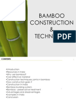 Bamboo Construction & Techniques