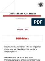 Les Pleurésies Purulentes