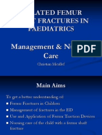 Femur Fractures in Children - Case Presentation