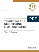 Tim Boyce-Tendering and Negotiating MOD Contracts (Thorogood Professional Insights) (2002)