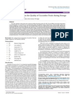 Effect of Wax Coating On The Quality of Cucumber Fruits During Storage 2157 7110.1000339